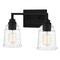 Quoizel Mcintire Bath 2 Lights Matte Black MCI8614MBK - alternate 4